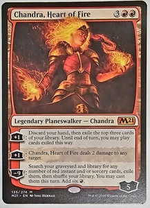 MTG Chandra, Heart of Fire Core Set 2021 301 Regular Mythic 4x Play Set  - Bild 1 von 1