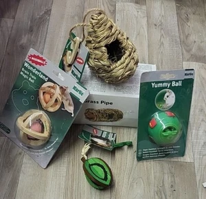 Nager Paket, Set für Kleintiere, Karlie, 5- Teilig, Spielzeug,Höhle,Nest, NEU - Bild 1 von 7