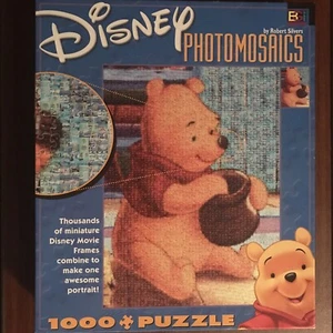 Photomosaics Puzzle Disney Winnie The Pooh 1000 Piece 27x20 Unopened - Picture 1 of 6