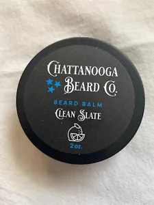 Chattanooga Beard Co. 2 onzas oz. Bálsamo para barba pizarra limpia sin abrir - Imagen 1 de 2
