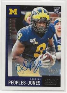 DONOVAN PEOPLES-JONES 2020 SCORE RC Autograph #422 Cleveland Browns / Michigan - Picture 1 of 2