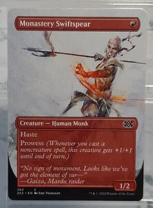 Monastery Swiftspear/Kloster-Flinkspeer - Fullart - Double Masters 22 Extras NM - Bild 1 von 6