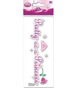 Disney Jolee's Scrapbook  Sticker Pretty as a Princess NIP D3DPAP Free Shipping - Picture 1 of 1