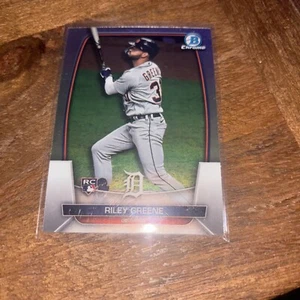 2023 Bowman Chrome Riley Greene Rookie Card Detroit Tigers #29 - Picture 1 of 1
