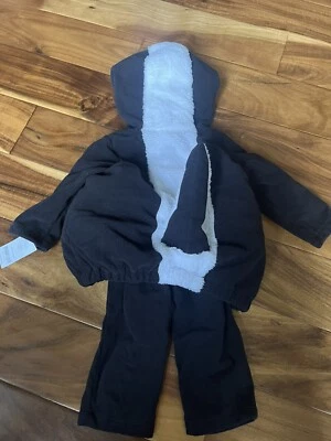 Carter's Baby Skunk Halloween Costume 12 Months Baby Toddler Set One Piece - Image 1 of 3