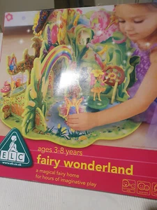 ELC Fairy Wonderland Wooden Fairy House Boxed + Extra Fairy Figures Ages 3-8 - Picture 1 of 7