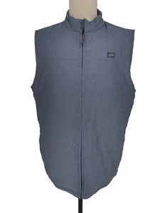 Travis Mathew Men's Clear Cut Blue Green Reversible Golf Vest 1MX195 XXL 2XL - Picture 1 of 8