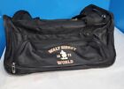 Vintage Disney 19” Rolling Wheeled Tote Duffle Bag Luggage Travel Suitcase Black