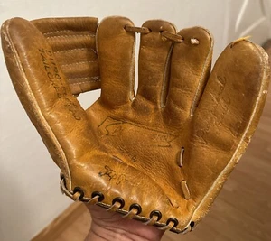 Vintage Sportmaster Japan 6024 Linkshand RHT Baseball Handschuh genarbtes Leder - Bild 1 von 5