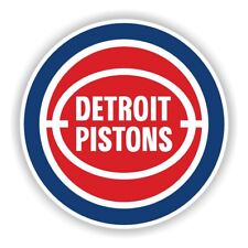 Detroit Pistons Round Precision Cut Decal