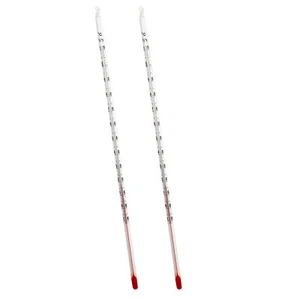 2 Stück Tee Thermometer Set Glas Teewasser Temperatur Teeglas Teekanne Analog - Bild 1 von 5