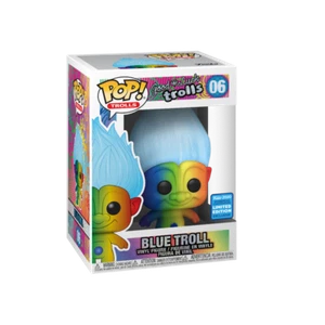 WonderCon 2020 ¡Pop exclusivo!: Trolls - Good Luck Trolls AZUL Hair Trolls #06 - Imagen 1 de 11
