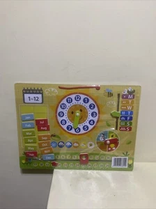 PLAYTIVE Magnetic Clock. Real Wooden Activity Board Game 14 Pieces Age 3+ - Picture 1 of 5
