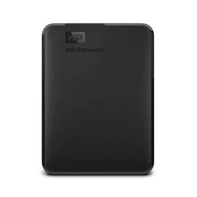 WD 5 TB Elements Portable External Hard Drive - USB 3.0, Black HDD 5TB - Image 1 of 4