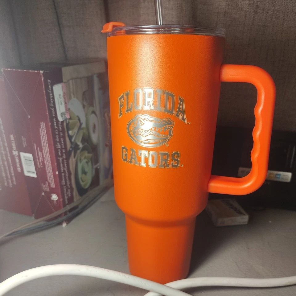 nunca usado!!!! Vaso de viaje Logo Brands NCAA Florida Gators 40 oz  Foto 1 de 4