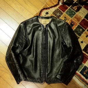 Vintage 1960s Bates Leather Leather Jacket Single Riders Mens Size 36 Very Rare - Picture 1 of 12