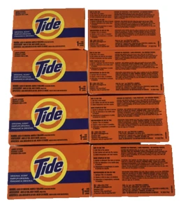 Lote de 8 Cajas Detergente para Lavandería Tide Polvo Aroma Original 1 Carga Cada NUEVO - Imagen 1 de 1
