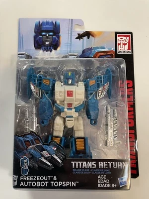Deluxe Topspin and Freezeout | Transformers Generations Titans Return Hasbro - Image 1 of 4