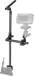 Supporto palo trasduttore 360° per Garmin/Lowrance, base trapano kayak/barca - Foto 1 di 15
