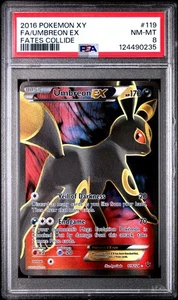 Umbreon EX - 119/124 - Ultra Rare - Fates Collide - Pokemon Card - PSA 8 - Picture 1 of 2