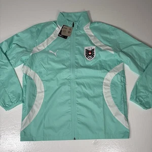 Puma Österreich Nationalmannschaft OFB Prematch gewebte Jacke blau Herren Größe Large $100 - Bild 1 von 13