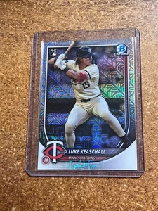 2025 Bowman Chrome Baseball Mega Mojo Refractor # 61 Luke Keaschall RC - Bild 1 von 2