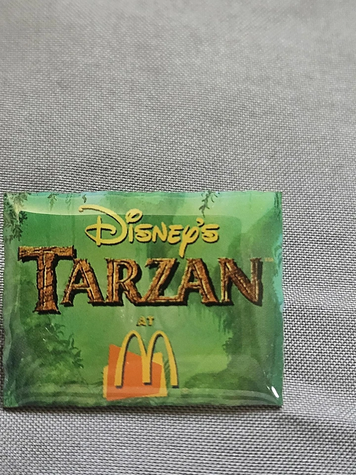 Prendedor de colección Disney Tarzán 1999 promoción McDonald's prendedor de solapa coleccionable Burroughs Foto 1 de 3