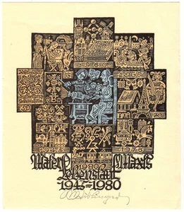 MAX KISLINGER: Maler Max's Lebenslauf 1945-1980 - Imagen 1 de 1