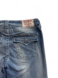 True Religion Jeans Blau Super Skinny W28 Streetwear TOP Designer H33 - Bild 1 von 9