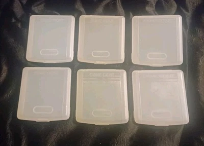 Lot of 6 Official Sega Brand Game Gear Clear Plastic Game Cases OEM - Image 1 of 2