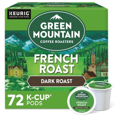 Green Mountain Coffee French Roast, Keurig K-Cup Pod, Dark Roast, 72 Count - Image 1 of 4