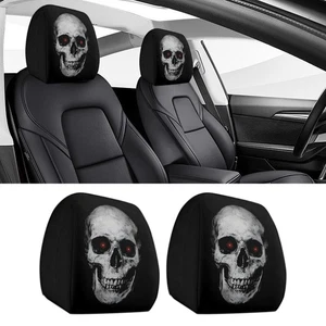 2PCS Funny Cartoon Car Headrest Covers,Cute Funny Cartoon Eyes Car Seat Head - Picture 1 of 5
