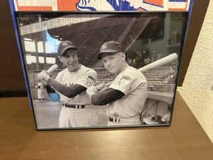Mickey Mantle Joe Dimaggio Framed Photo 8X10 - 1951 New York Yankees - Picture 1 of 2