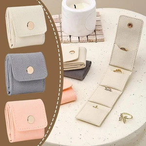 Mini Bolsa de Adornos de Viaje, Portátil Plegable Viaje Joyería Organizador Bolsa N W9D9 - Imagen 1 de 19