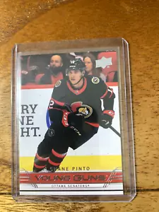 2021-22 Upper Deck Extended Shane Pinto 06-07 Retro Young Guns Rookie RC OTTAWA - Picture 1 of 2