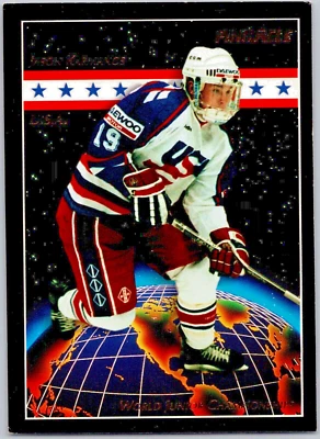 1994 Pinnacle-#494 Jason Karmanos Hockey Team USA - Image 1 of 2