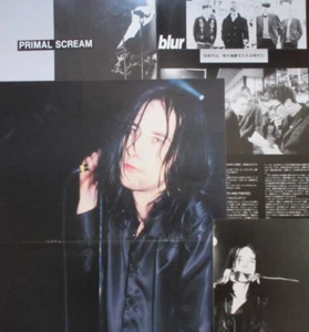 PRIMAL SCREAM blur Damon Albarn 1994 PIN UP & 5PAGE CLIPPING JAPAN IR 8A - Picture 1 of 6