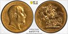 1902 1 Sovereign Matte Great Britain Gold Coin Pcgs Pr62