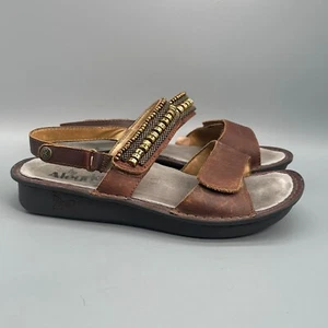 Alegria Verona Hickory Chain Gang Damen-Sandalen 8,5 braun Leder Komfort - Bild 1 von 11