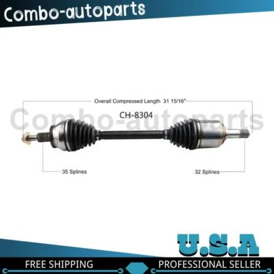 TrakMotive Rear Right CV Axle Shaft for Dodge Challenger 2015-2019 - Image 1 of 2