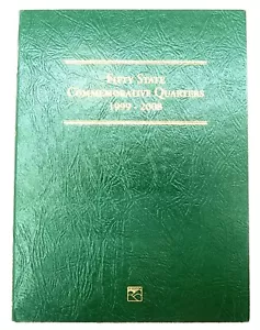 Littleton 50 STATE COMMEMORATIVE QUARTER SERIES 1999-2008 Coin Folder Set - Picture 1 of 14