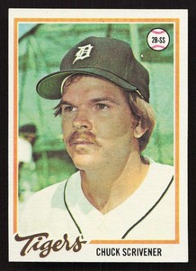 Chuck Scrivener 1978 Topps #94 Detroit Tigers EX+ {0416