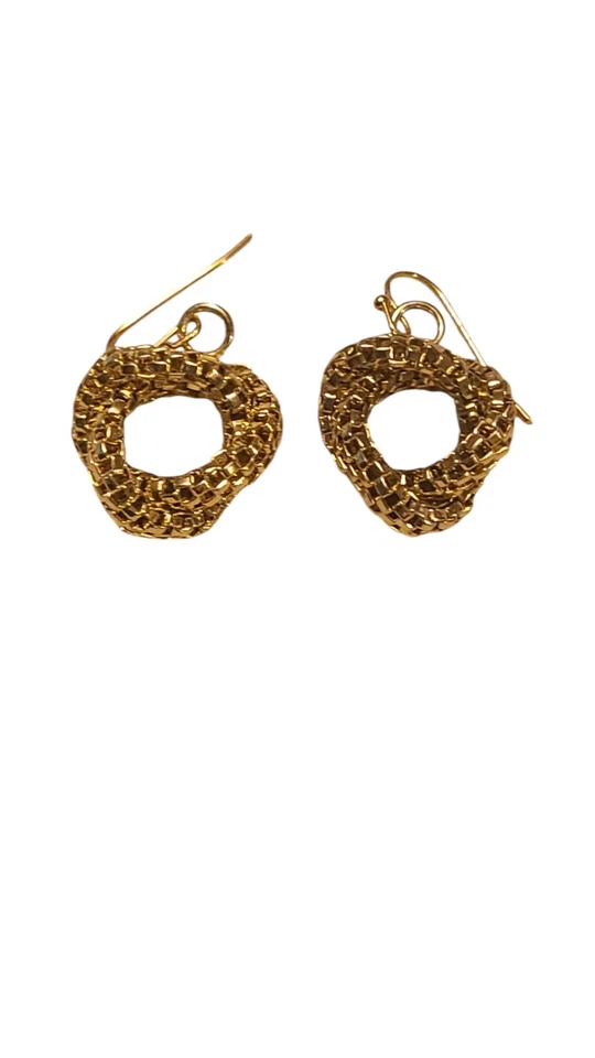 Avon Goldtone Snake Chain Hook Earrings (Pierced)   - Image 1 of 3
