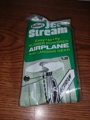 Guillow's Jet-Stream Balsa Wood  Glider Plane Airplane Kit Sealed Package  - Image 1 of 3