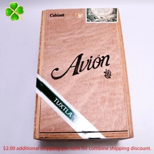 Avion Tuxtla 13 San Andres Empty Wood Cigar Box 7.5" x 4.75" x 3.75" - Picture 1 of 11