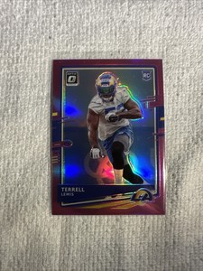 2020 Panini Donruss Optic Rookies Pink Prizm Terrell Lewis #141 Rookie RC