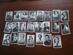 ATTORI B.F.F. lotto 23 figurine diverse anni 50/60 - Foto 1 di 2