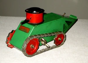 1920-STRUCTO-WHIPPET TANK-CLOCKWORK W/UP- ORG-HIGH END PRESSED STEEL ANTIQUE TOY - Picture 1 of 15