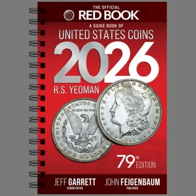 Libro Rojo Whitman 2026, Manual de Monedas de Estados Unidos, Encuadernado en Espiral Foto 1 de 4