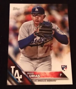 2016 Topps Update Baseball #US45 Julio Urias RC EXCELLENT/NEAR MINT Dodgers - Picture 1 of 2